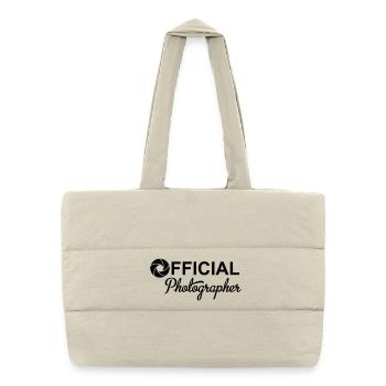 Photographer - Puffer Shopping Bag - natural - Front