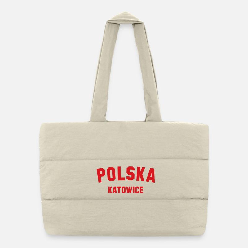 KATOWICE Polska Pologne Sac shopping matelassé