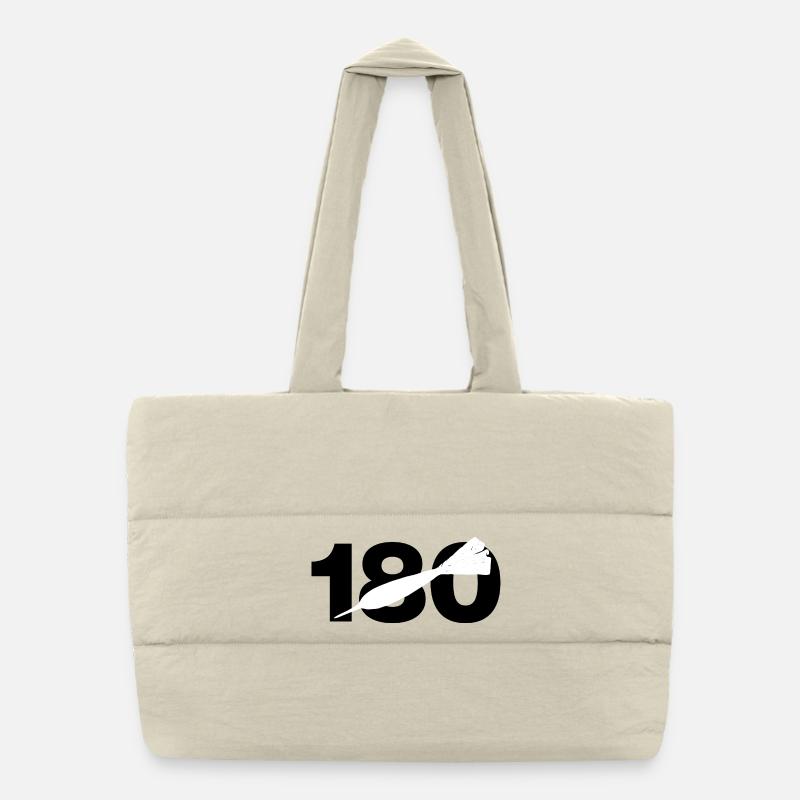 180, score parfait aux fléchettes, cent quatre-vingts Sac shopping matelassé