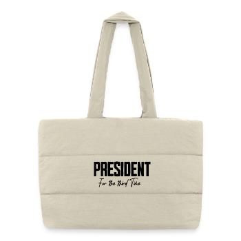 President for the third time in the USA - Puffer Shopping Bag - natural - Front