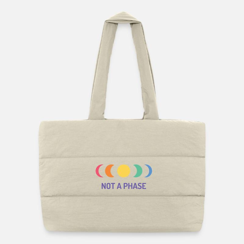 Le mois de la fierté LGBT - Pas une phase Sac shopping matelassé