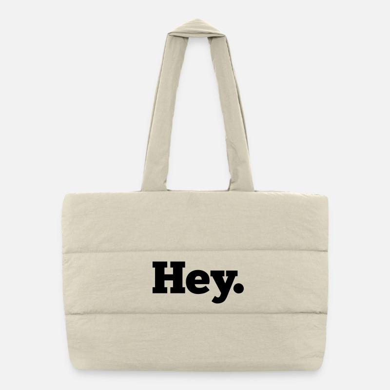 Hé - Sac shopping matelassé - blanc naturel