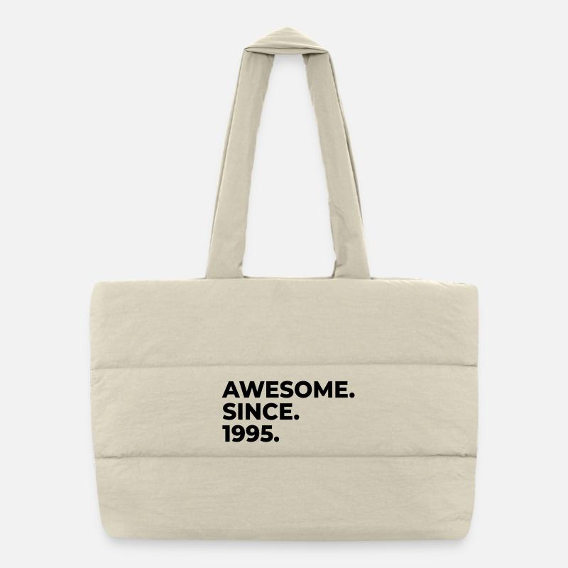Awesome since 1995 | Geburtstag | Geschenk Puffer-Einkaufstasche