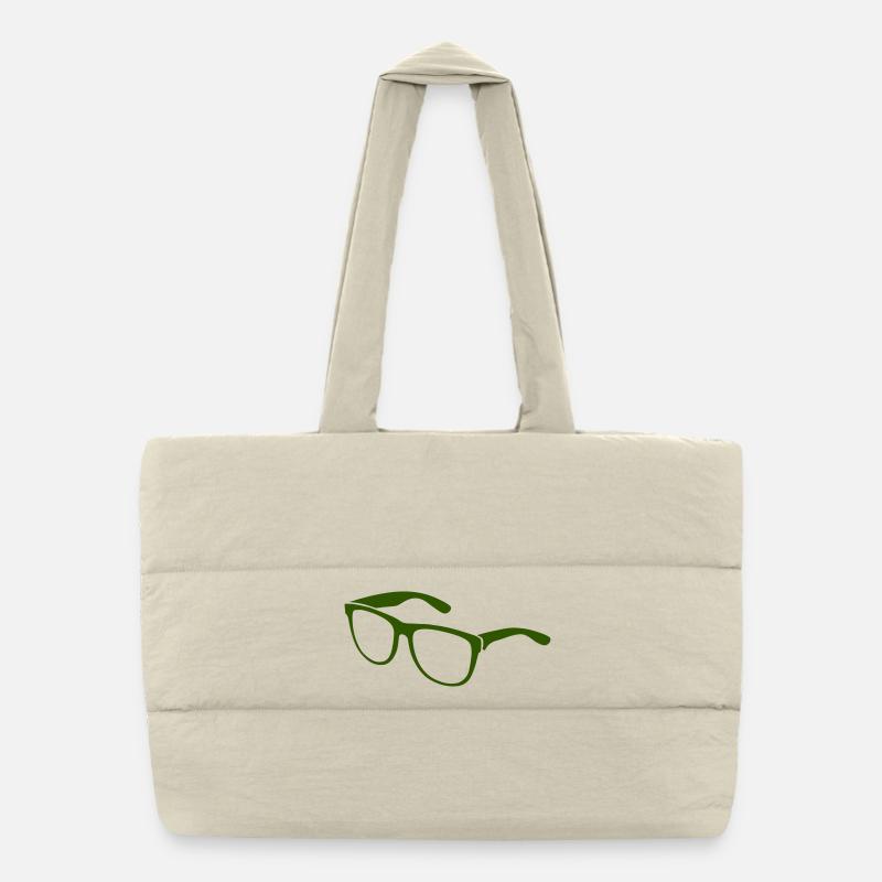 brille Puffer-Einkaufstasche