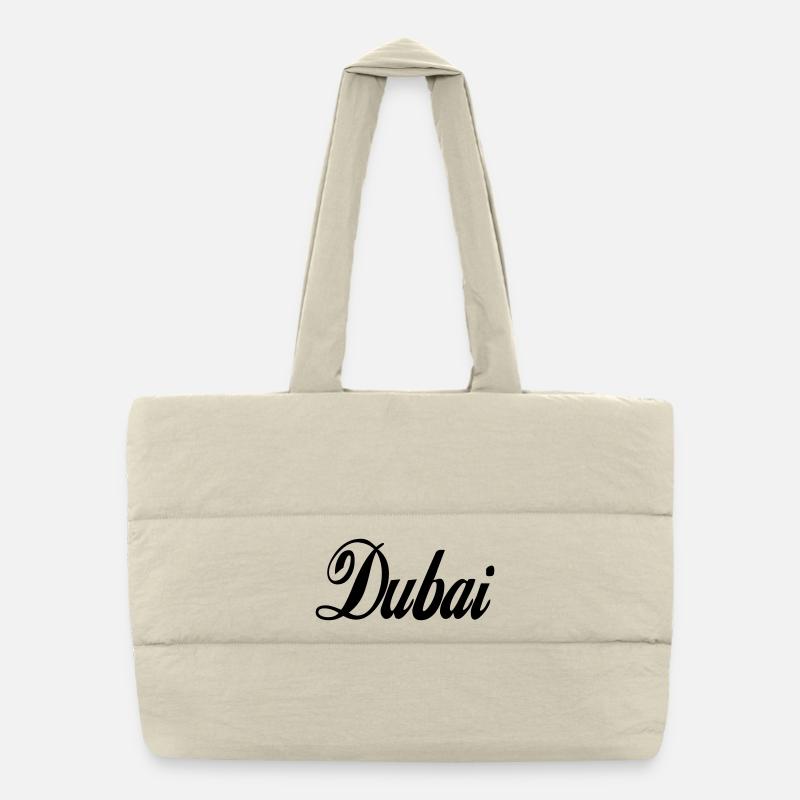 Dubai - couleur personnalisable Sac shopping matelassé