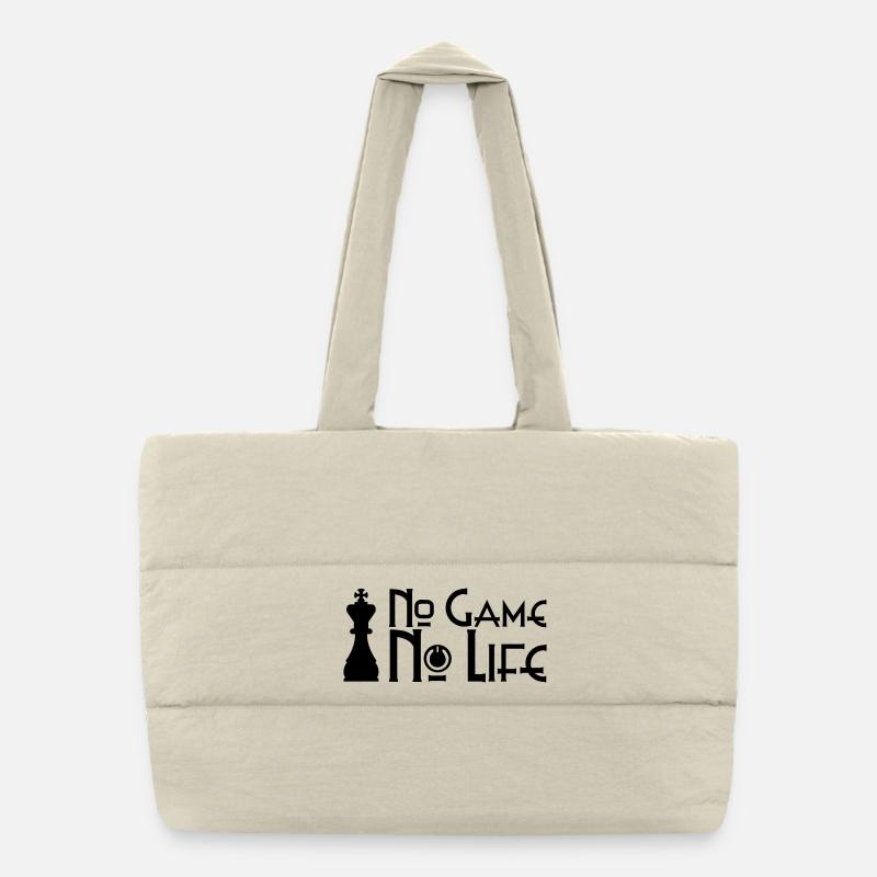 No Game No Life Statement Puffer-Einkaufstasche