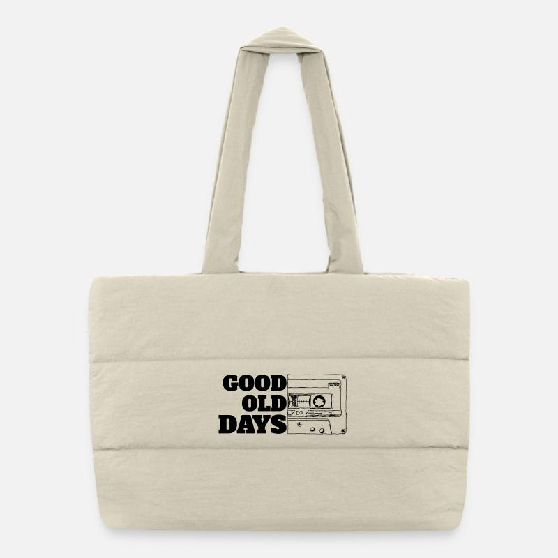 Cassette Good Old Days Blanc Sac shopping matelassé