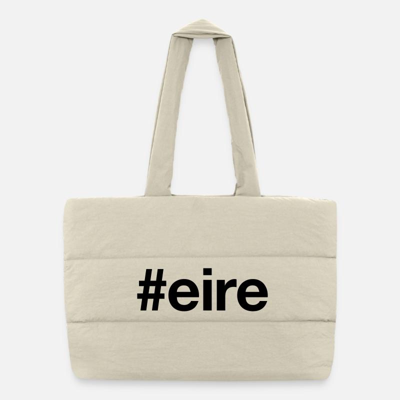 Irlande Hashtag Irlande Sac shopping matelassé