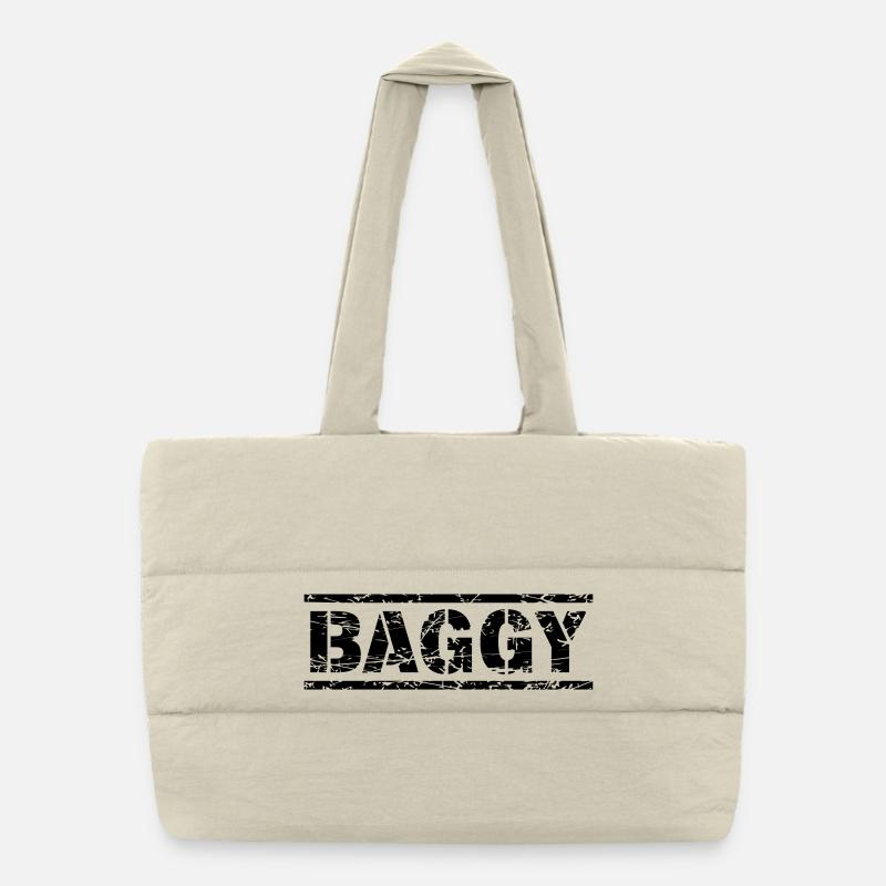 Baggy Puffer-Einkaufstasche