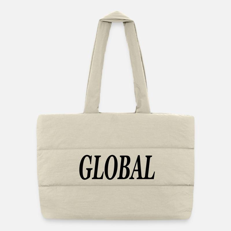 Global Weltweit Puffer-Einkaufstasche