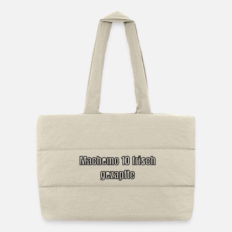 Gezapfte Puffer-Einkaufstasche