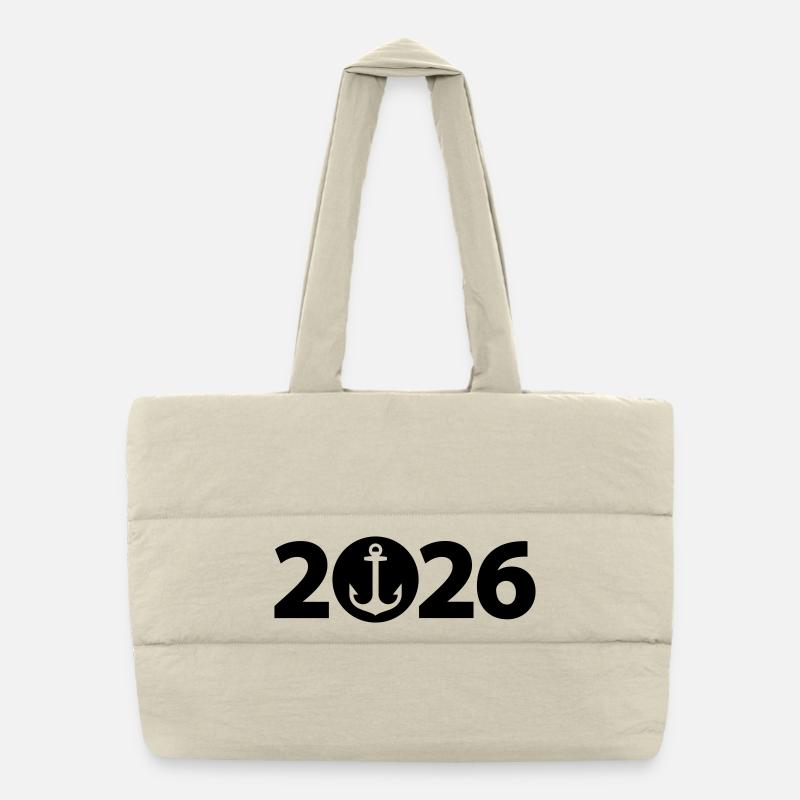 Nautisme 2026, Croisière 2026, Capitaine 2026 Sac shopping matelassé
