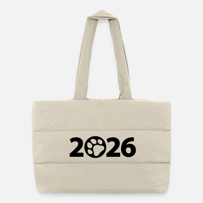 Dog 2026, Pet 2026, Paw 2026 Puffer Shopping Bag