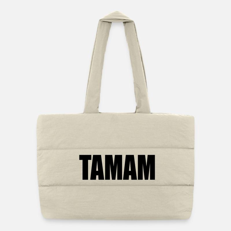 TAMAM TURKISH Puffer Shopping Bag