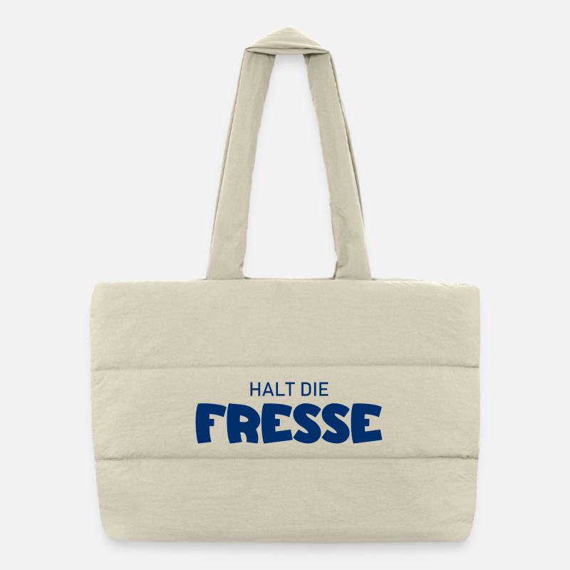 Tais-toi - Diction cool Sac shopping matelassé