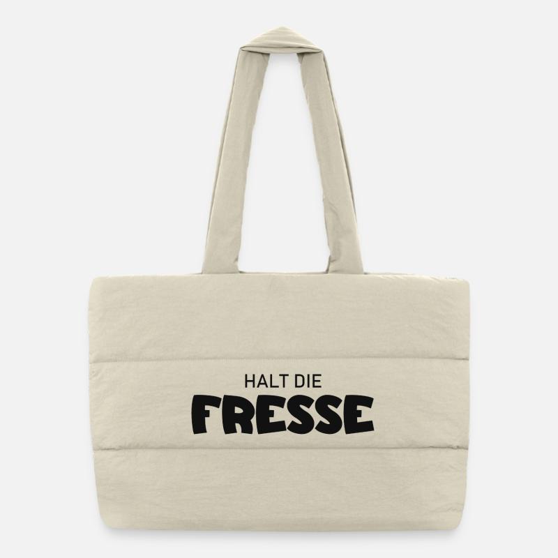 Tais-toi - Diction cool Sac shopping matelassé