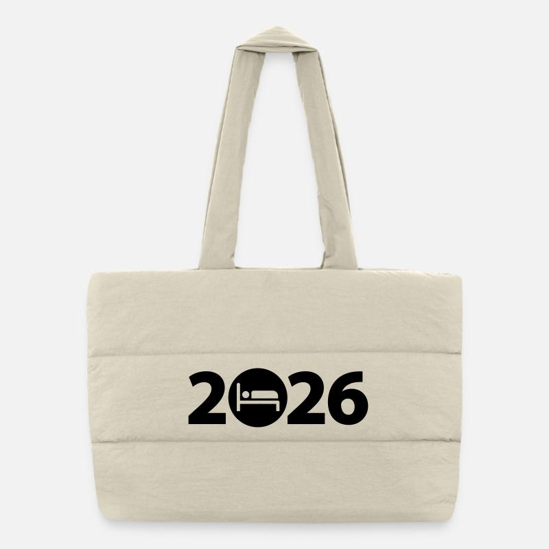 Sleep 2026, sleep in 2026 Puffer Shopping Bag