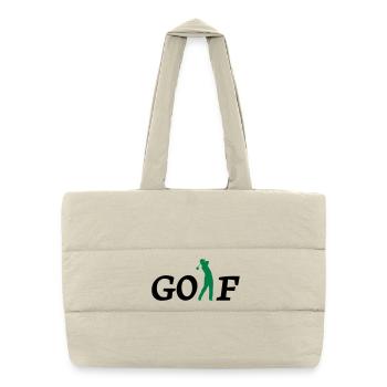 Golf - Puffer-Einkaufstasche - Naturweiß - Vorne