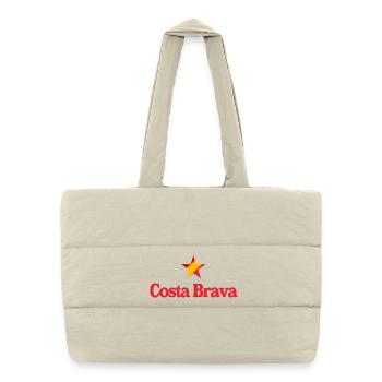 Stars of Spain - Costa Brava - Sac shopping matelassé - blanc naturel - Devant