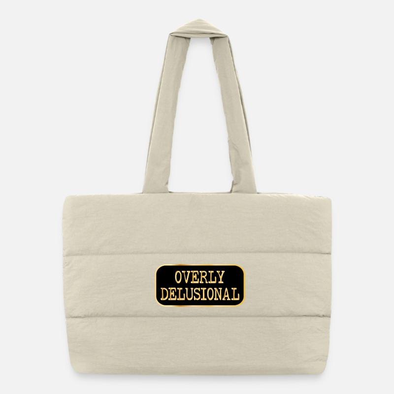 Sentiments délirants excessifs Sac shopping matelassé