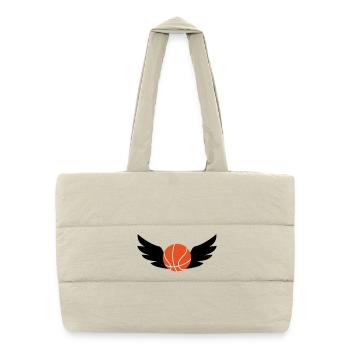Basketball / Basketball / Basktet-Ball / Sports - Puffer Shopping Bag - natural - Front
