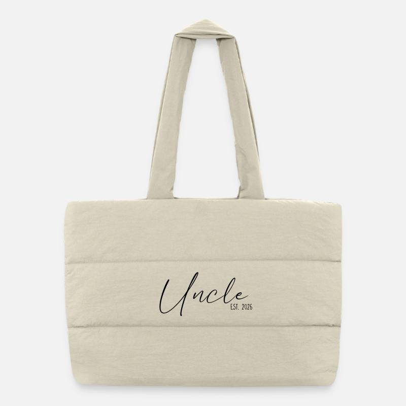Uncle est. 2026 - Puffer Shopping Bag - natural