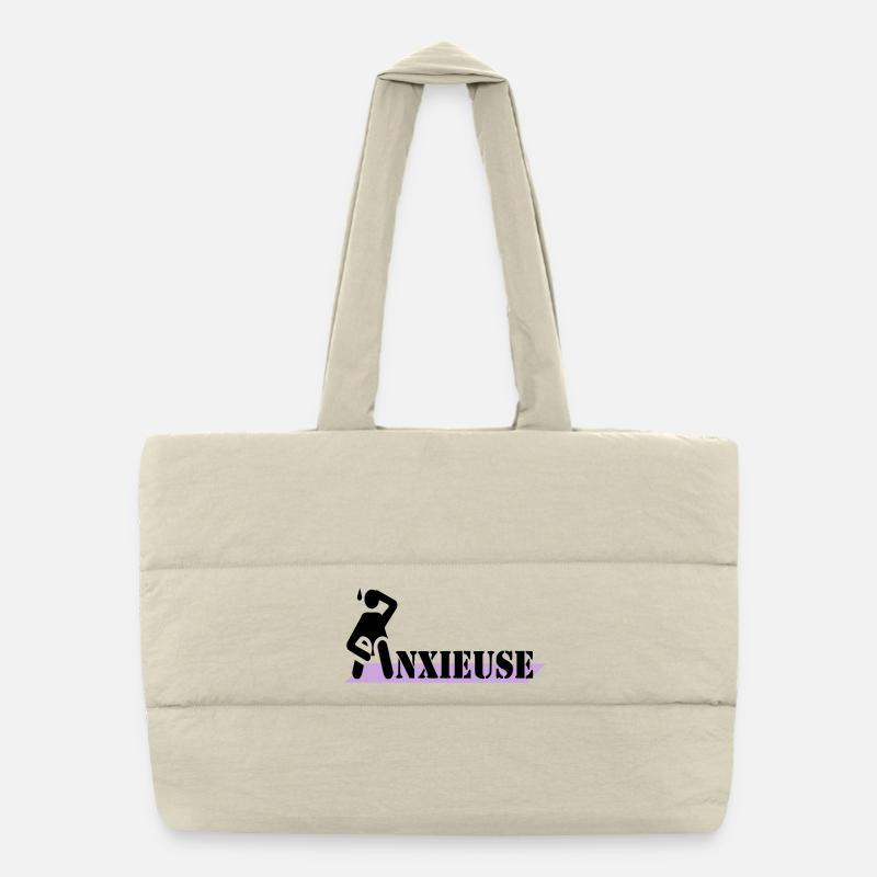 anxious Puffer Shopping Bag