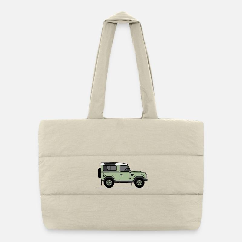 Defender 90 - Puffer Shopping Bag - natural