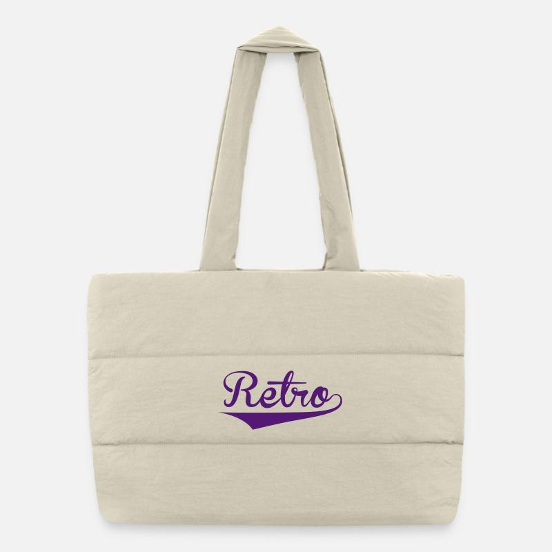 Retro Puffer Shopping Bag