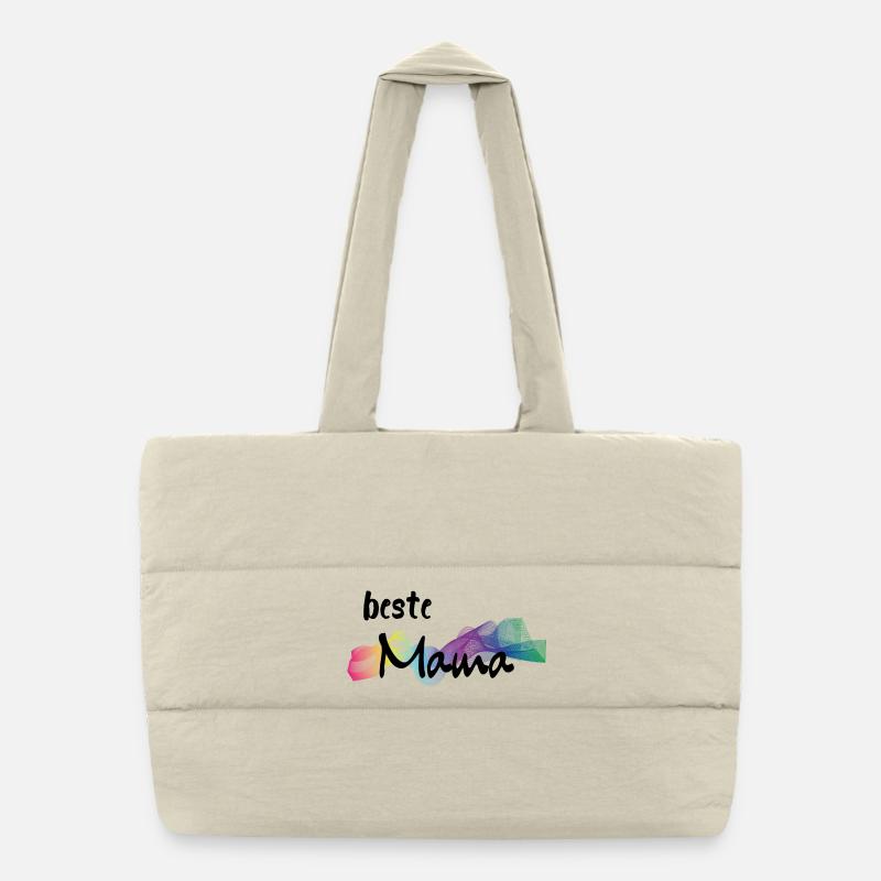 Beste Mama - meilleure maman Sac shopping matelassé