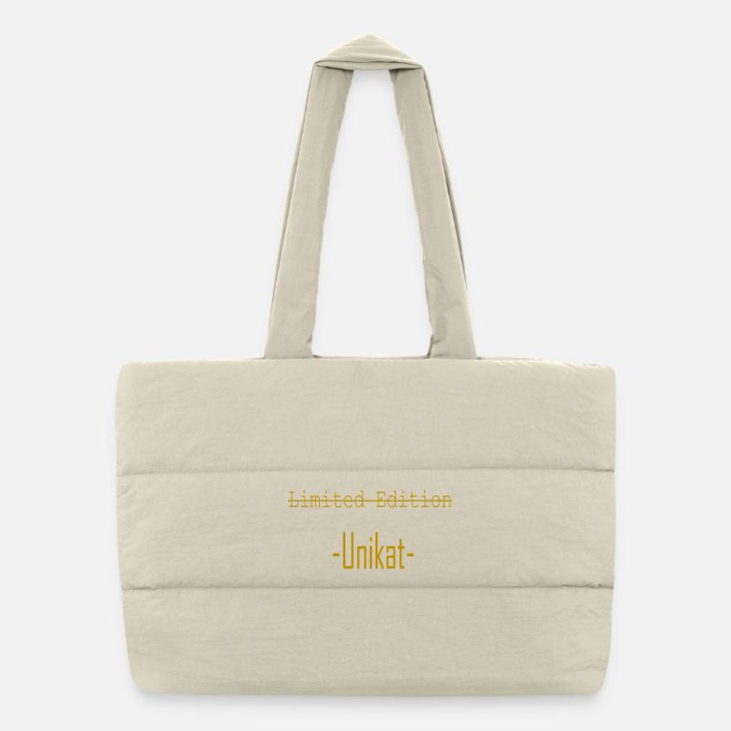 Pièce unique en édition limitée Sac shopping matelassé