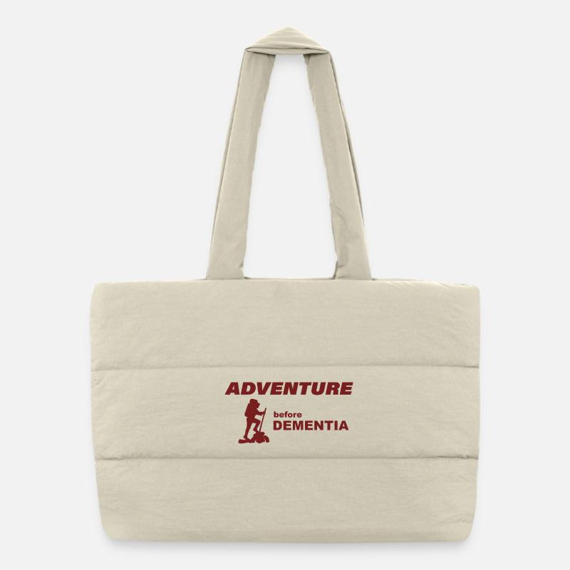 CLIMBING ADVENTURE Puffer Shopping Bag