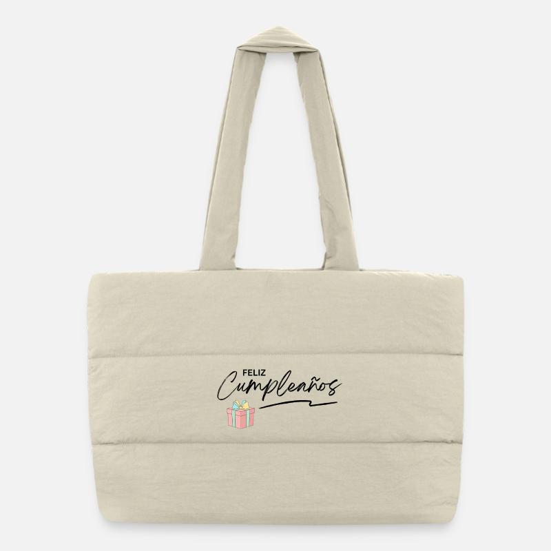 Focus on a small gift Puffer Shopping Bag