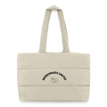 Bridesmaids United Black - Puffer Shopping Bag - natural - Front