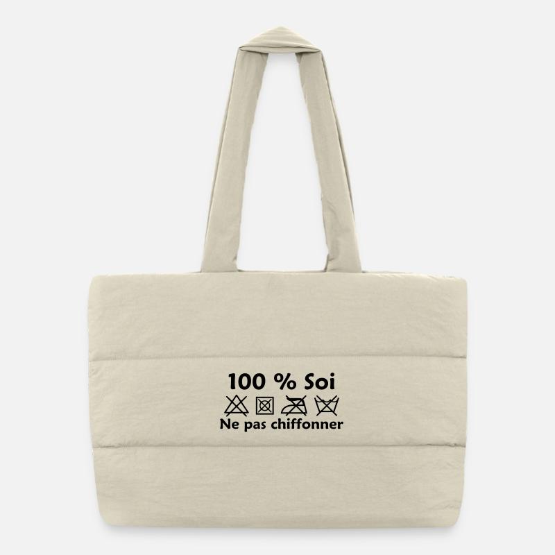 Do not crumple Puffer Shopping Bag