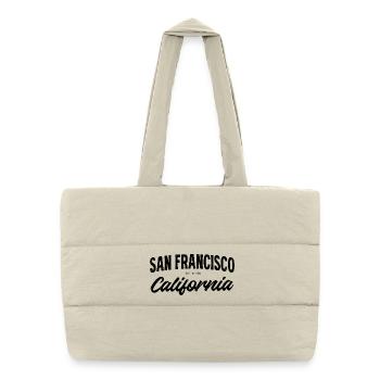 San Francisco - Puffer Shopping Bag - natural - Front