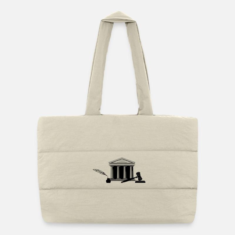 Juge avocat 30 Sac shopping matelassé