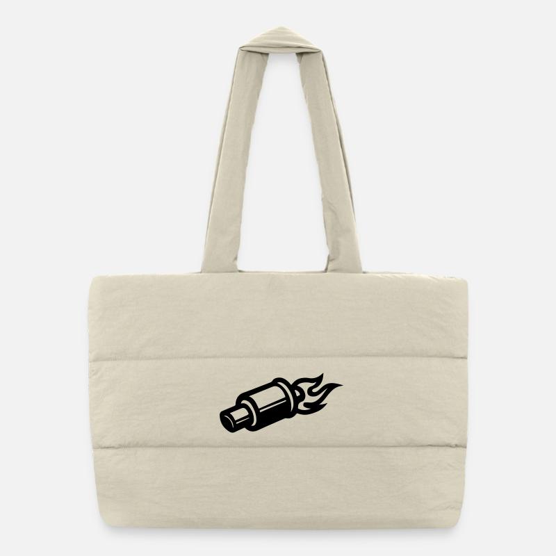 Auspuff Symbol Tuning Puffer-Einkaufstasche