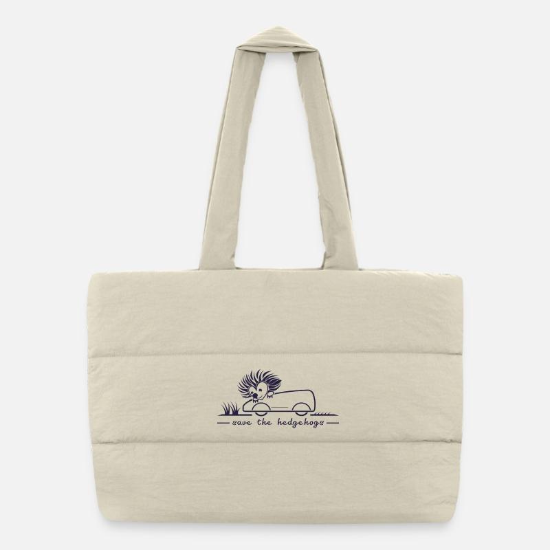 stoppt_das_Igel_toeten_001 Sac shopping matelassé