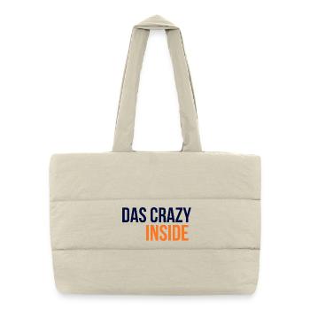 GIUDAN Youth Word 25 Collection: The Crazy Inside - Puffer Shopping Bag - natural - Front