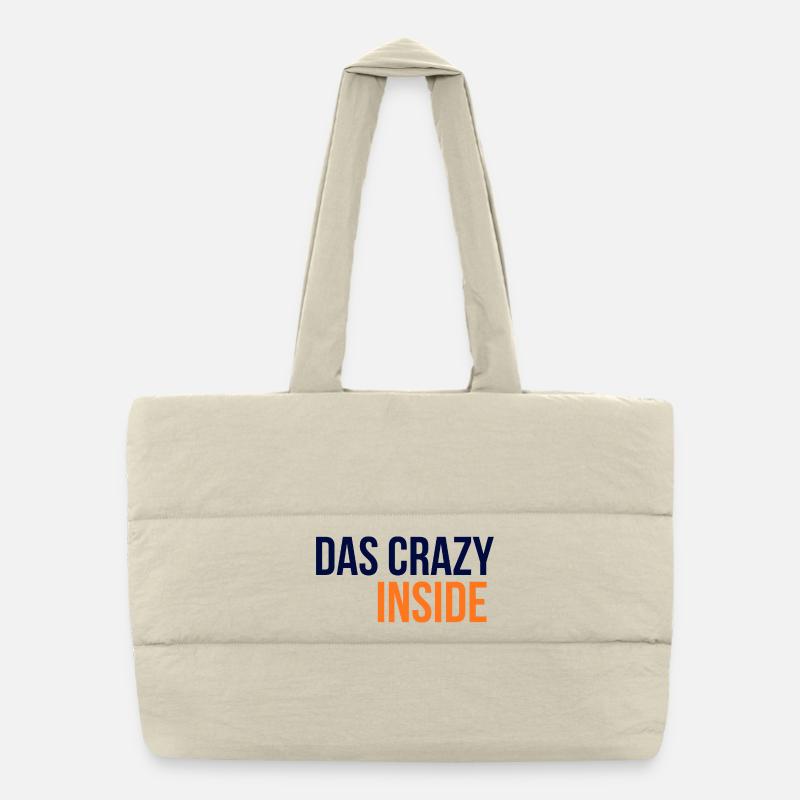 GIUDAN Youth Word 25 Collection: The Crazy Inside Puffer Shopping Bag