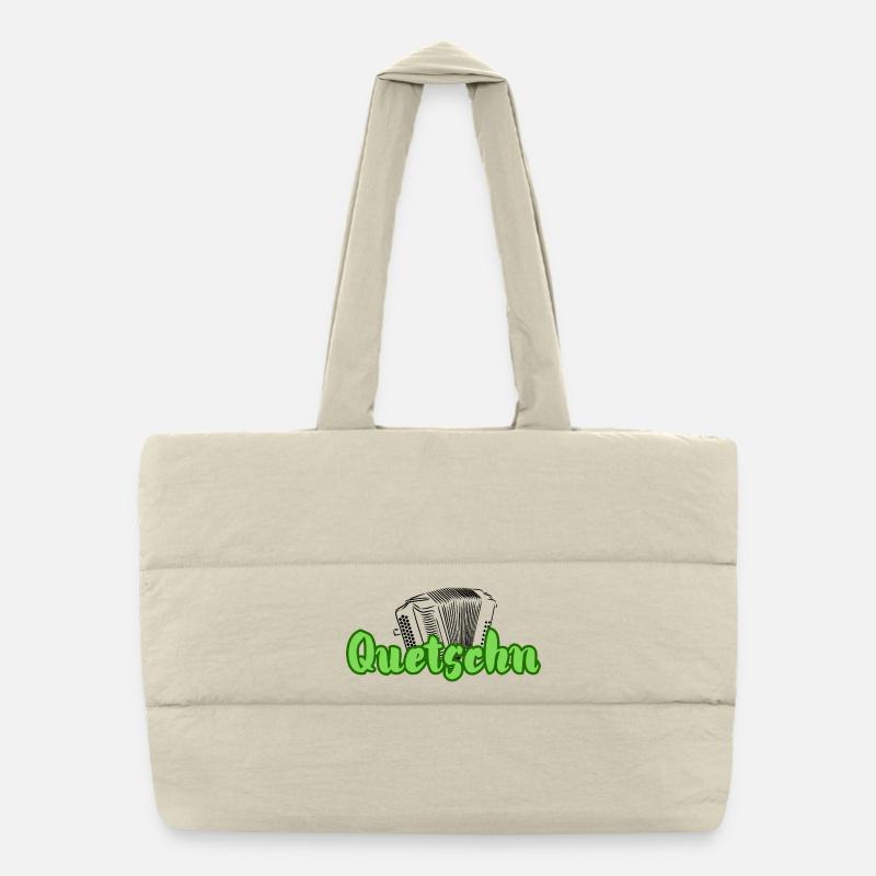 Squeeze Puffer Shopping Bag