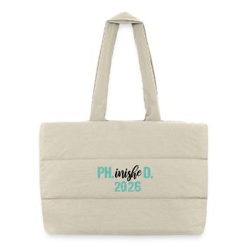 Doctorat 2026 Doctorat philistin Thèse PhD - Sac shopping matelassé - blanc naturel - Devant