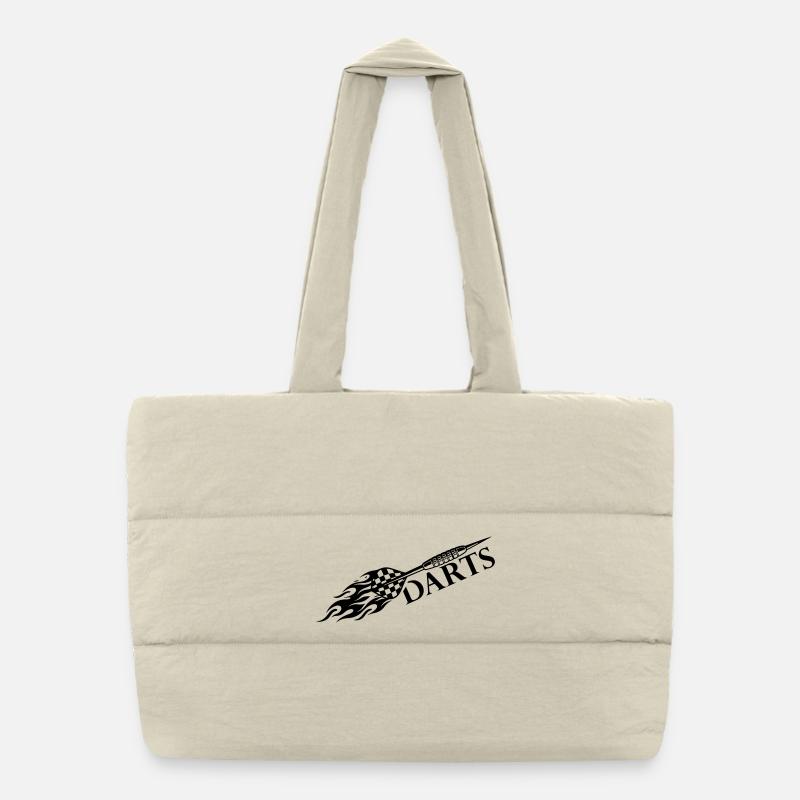 Fléchettes Fléchettes Flamme Sac shopping matelassé