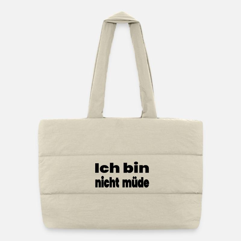 Tired Puffer Shopping Bag
