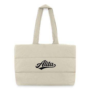 Alita name first last family - Puffer Shopping Bag - natural - Front