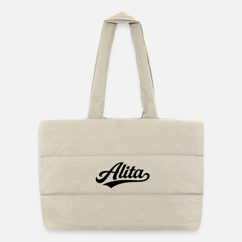 Alita name first last family Puffer Shopping Bag