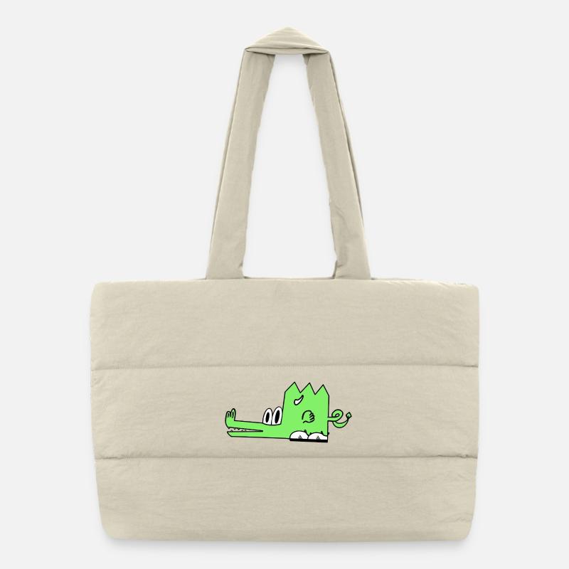 Emberon le dragon Sac shopping matelassé