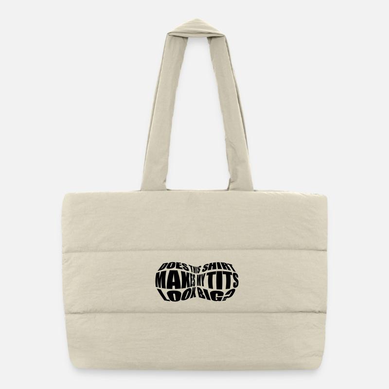 Big Tits! Puffer Shopping Bag