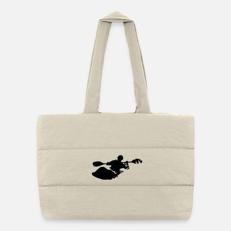 kayaking_1 Puffer Shopping Bag